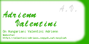 adrienn valentini business card